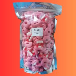   Trolli Dracula, Vámpírfog formájú Epres ízű Gumicukor– 900g