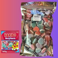   Haribo Very Berry, Erdeigyümölcsös ízű, Savanyú Gumicukor - 1000g