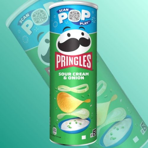 Pringles Hagymás - Tejfölös ízű Chips - 165g